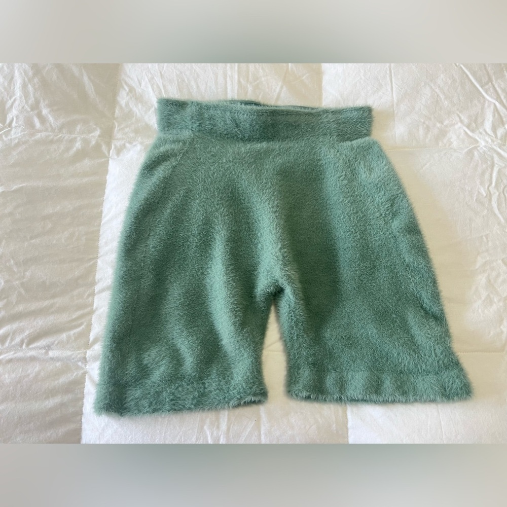 Gymshark | Women’s SZ Small | Whitney Simmons Eyelash Bike Shorts Green